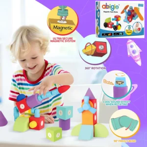 Magnetic Montessori Building Blocks Set