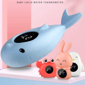 New Baby Bath Temperature Meter Floating Digital Water Baby Bath Temperature Meter LED Display Temperature Tester Safety Cartoon