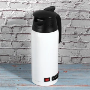 Portable 800ml HighCapacity Electric Heating Kettle with Cigarette Lighter for Car Use 12V24V