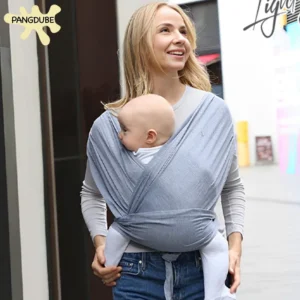 PANGDUBE 1pc Baby Wrap Sling Cotton Carrier for Baby 0-36 Months Newborn Kangaroo Sling Front Artifact Ergonomic Baby Carry